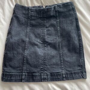 Free People Black Pencil Skirt